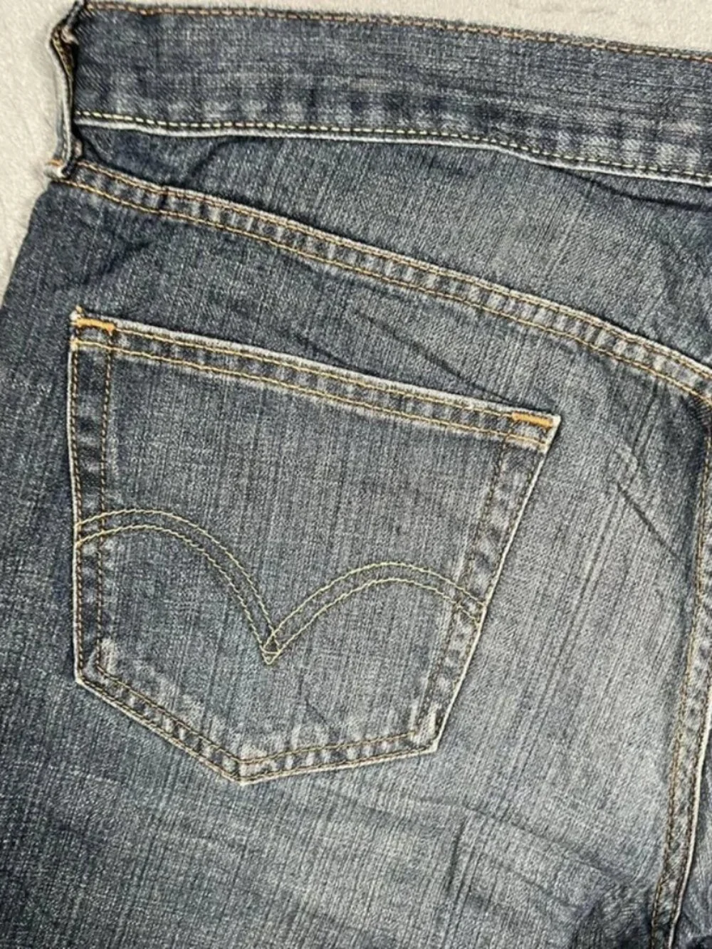 Levi’s 559 Blue Denim Jorts Baggy Relaxed Fit W38 I12